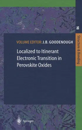Goodenough |  Localized to Itinerant Electronic Transition in Perovskite Oxides | Buch |  Sack Fachmedien