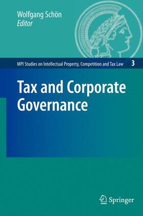 Schön |  Tax and Corporate Governance | Buch |  Sack Fachmedien