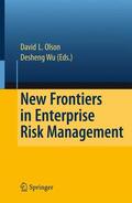 Wu / Olson |  New Frontiers in Enterprise Risk Management | Buch |  Sack Fachmedien