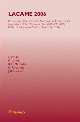 Larica / Gancedo / Mercader |  LACAME 2006 | Buch |  Sack Fachmedien