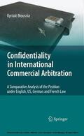 Noussia |  Confidentiality in International Commercial Arbitration | eBook | Sack Fachmedien
