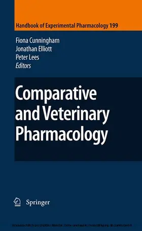 Cunningham / Elliott / Benchaoui | Comparative and Veterinary Pharmacology | E-Book | www.sack.de