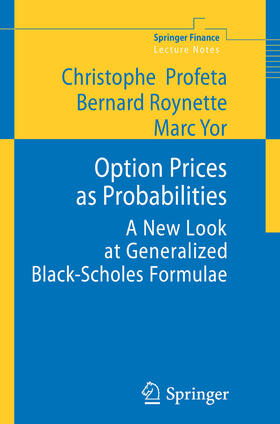 Profeta / Roynette / Yor | Option Prices as Probabilities | E-Book | sack.de