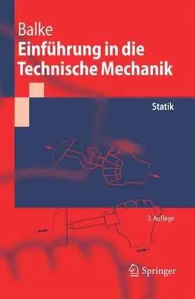 Balke | Einführung in die Technische Mechanik | E-Book | www.sack.de