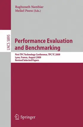 Poess / Nambiar |  Performance Evaluation and Benchmarking | Buch |  Sack Fachmedien