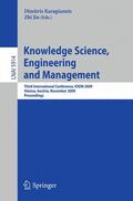 Jin / Karagiannis |  Knowledge Science, Engineering and Management | Buch |  Sack Fachmedien
