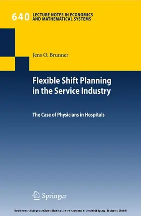 Brunner | Flexible Shift Planning in the Service Industry | E-Book | sack.de