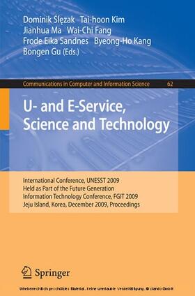 Slezak / Sandnes / Kim | U- and E-Service, Science and Technology | E-Book | sack.de