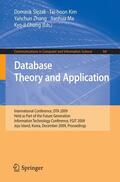 Slezak / Zhang |  Database Theory and Application | Buch |  Sack Fachmedien