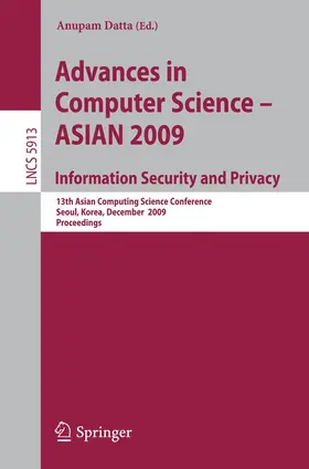 Datta |  Advances in Computer Science, Information Security and Privacy | Buch |  Sack Fachmedien
