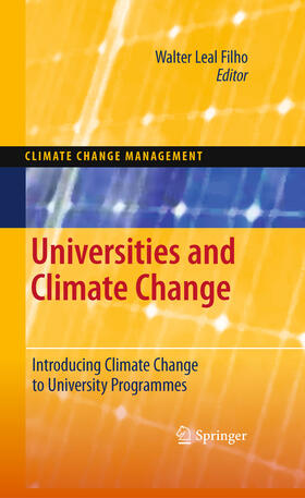 Leal Filho | Universities and Climate Change | E-Book | sack.de