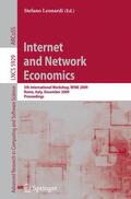 Newman / Leonardi / Penna |  Internet and Network Economics | Buch |  Sack Fachmedien