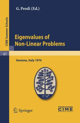 Prodi |  Eigenvalues of Non-Linear Problems | eBook | Sack Fachmedien