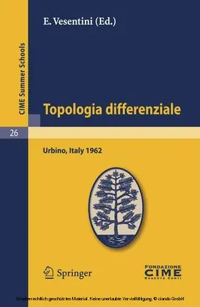 Vesentini |  Topologia differenziale | eBook | Sack Fachmedien