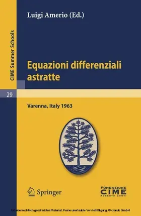 Amerio | Equazioni differenziali astratte | E-Book | sack.de