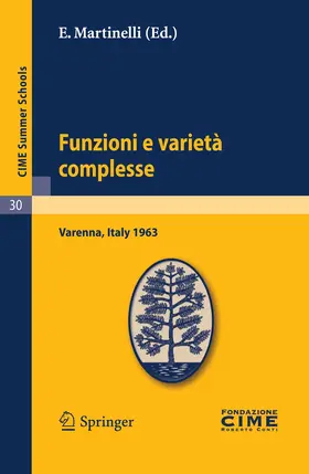 Martinelli |  Funzioni e varietà complesse | eBook | Sack Fachmedien