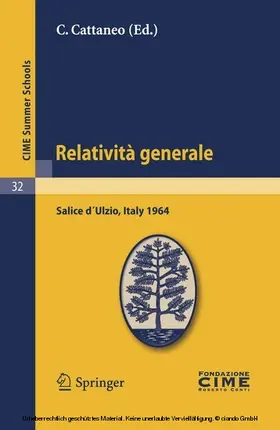 Cattaneo |  Relatività generale | eBook | Sack Fachmedien