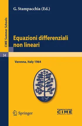 Stampacchia |  Equazioni differenziali non lineari | eBook | Sack Fachmedien
