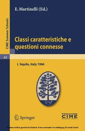 Martinelli |  Classi caratteristiche e questioni connesse | eBook | Sack Fachmedien