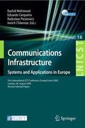 Mehmood / Chlamtac / Cerqueira |  Communications Infrastructure, Systems and Applications | eBook | Sack Fachmedien