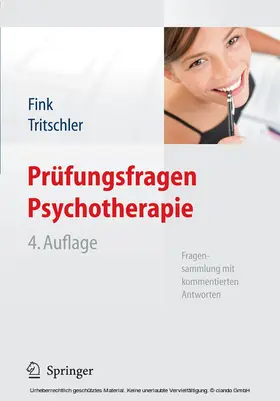 Fink / Tritschler |  Prüfungsfragen Psychotherapie | eBook | Sack Fachmedien