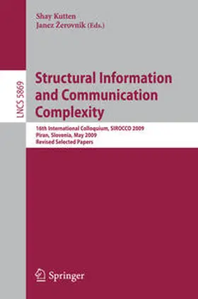 Kutten / Žerovnik / Zerovnik | Structural Information and Communication Complexity | E-Book | sack.de