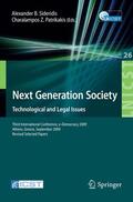 Sideridis / Patrikakis |  Next Generation SocietyTechnological and Legal Issues | Buch |  Sack Fachmedien
