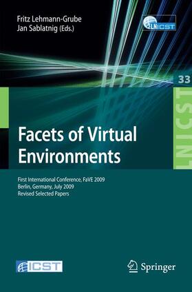 Almeida / Lehmann-Grube / Brunetti | Facets of Virtual Environments | Buch | 978-3-642-11742-8 | sack.de