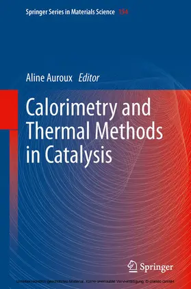 Auroux | Calorimetry and Thermal Methods in Catalysis | E-Book | sack.de