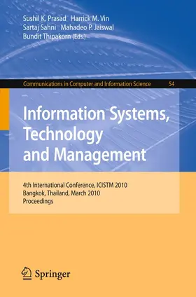 Thipakorn / Prasad / Vin |  Information Systems, Technology and Management | eBook | Sack Fachmedien