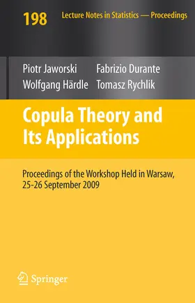 Jaworski / Durante / Härdle | Copula Theory and Its Applications | E-Book | sack.de