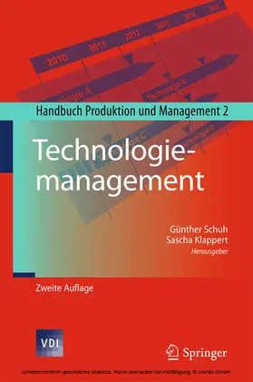 Schuh / Eversheim / Klappert | Technologiemanagement | E-Book | www.sack.de