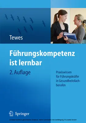Tewes |  Führungskompetenz ist lernbar | eBook | Sack Fachmedien