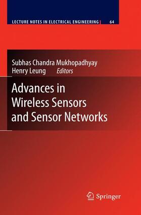 Mukhopadhyay / Leung |  Advances in Wireless Sensors and Sensor Networks | Buch |  Sack Fachmedien