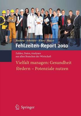 Badura / Schröder / Klose | Fehlzeiten-Report 2010 | E-Book | sack.de