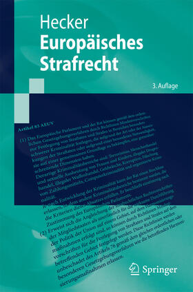 Hecker | Europäisches Strafrecht | E-Book | sack.de