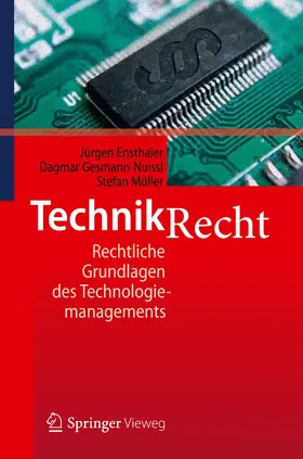 Ensthaler / Müller / Gesmann-Nuissl |  Technikrecht | Buch |  Sack Fachmedien