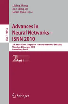 Kwok / Zhang / Lu |  Advances in Neural Networks -- ISNN 2010 | eBook | Sack Fachmedien