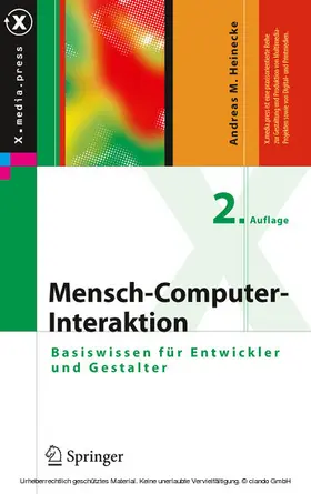 Heinecke | Mensch-Computer-Interaktion | E-Book | www.sack.de