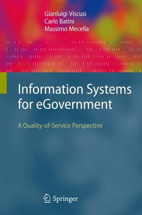 Viscusi / Mecella / Batini | Information Systems for eGovernment | Buch | 978-3-642-13570-5 | sack.de