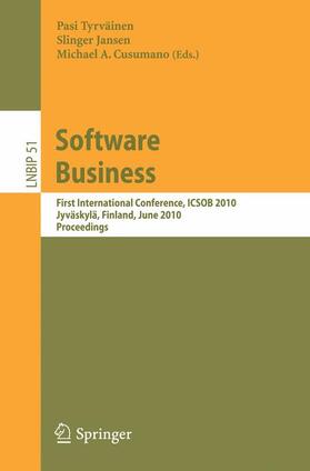 Tyrväinen / Jansen / Cusumano | Software Business | Buch | 978-3-642-13632-0 | sack.de