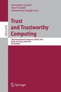 Acquisti / Smith / Sadeghi |  Trust and Trustworthy Computing | Buch |  Sack Fachmedien