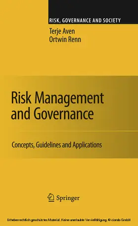 Aven / Renn | Risk Management and Governance | E-Book | www.sack.de