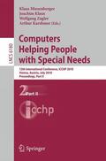 Miesenberger / Klaus / Zagler |  Computers Helping People with Special Needs, Part II | Buch |  Sack Fachmedien