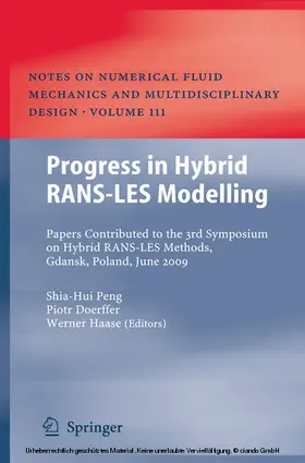 Peng / Doerffer / Haase | Progress in Hybrid RANS-LES Modelling | E-Book | sack.de