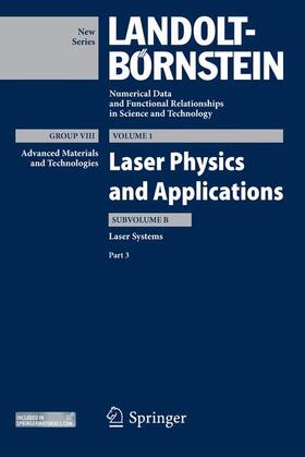 Eppich / Sumpf / Weber | Laser Systems, Part 3 | Buch | 978-3-642-14176-8 | sack.de