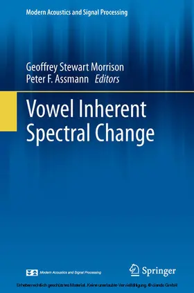 Morrison / Assmann |  Vowel Inherent Spectral Change | eBook | Sack Fachmedien