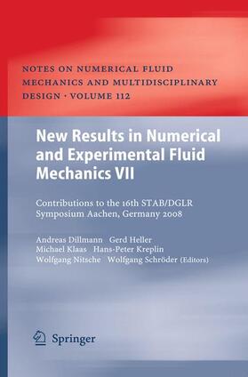 Dillmann / Heller / Kreplin | New Results in Numerical and Experimental Fluid Mechanics VII | Buch | 978-3-642-14242-0 | sack.de