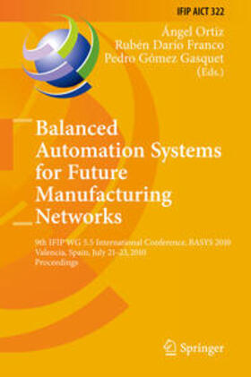 Ortiz Bas / Franco / Gómez Gasquet | Balanced Automation Systems for Future Manufacturing Networks | E-Book | sack.de