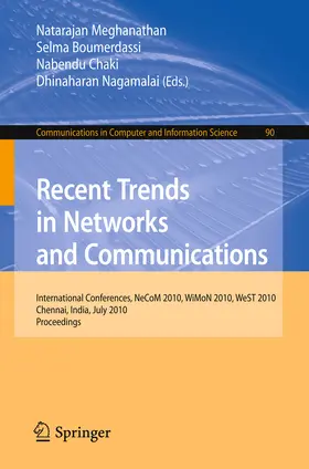 Meghanathan / Boumerdassi / Chaki | Recent Trends in Networks and Communications | E-Book | sack.de
